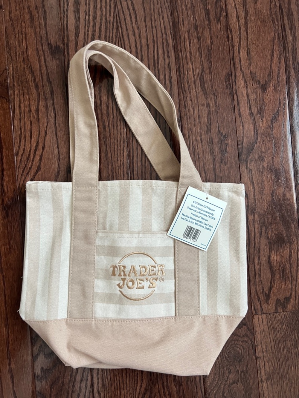 Trader Joe’s Striped Canvas Tote